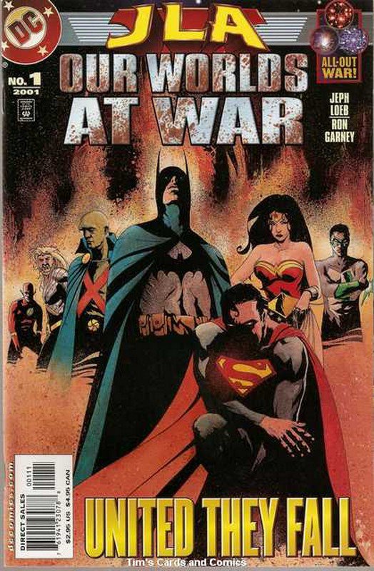 JLA Our Worlds at War #1 Justice League of America DC Comics Sep 2001 NM