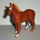 Safari Ltd Brown Horse Plastic PVC Animal Figure Loose Used