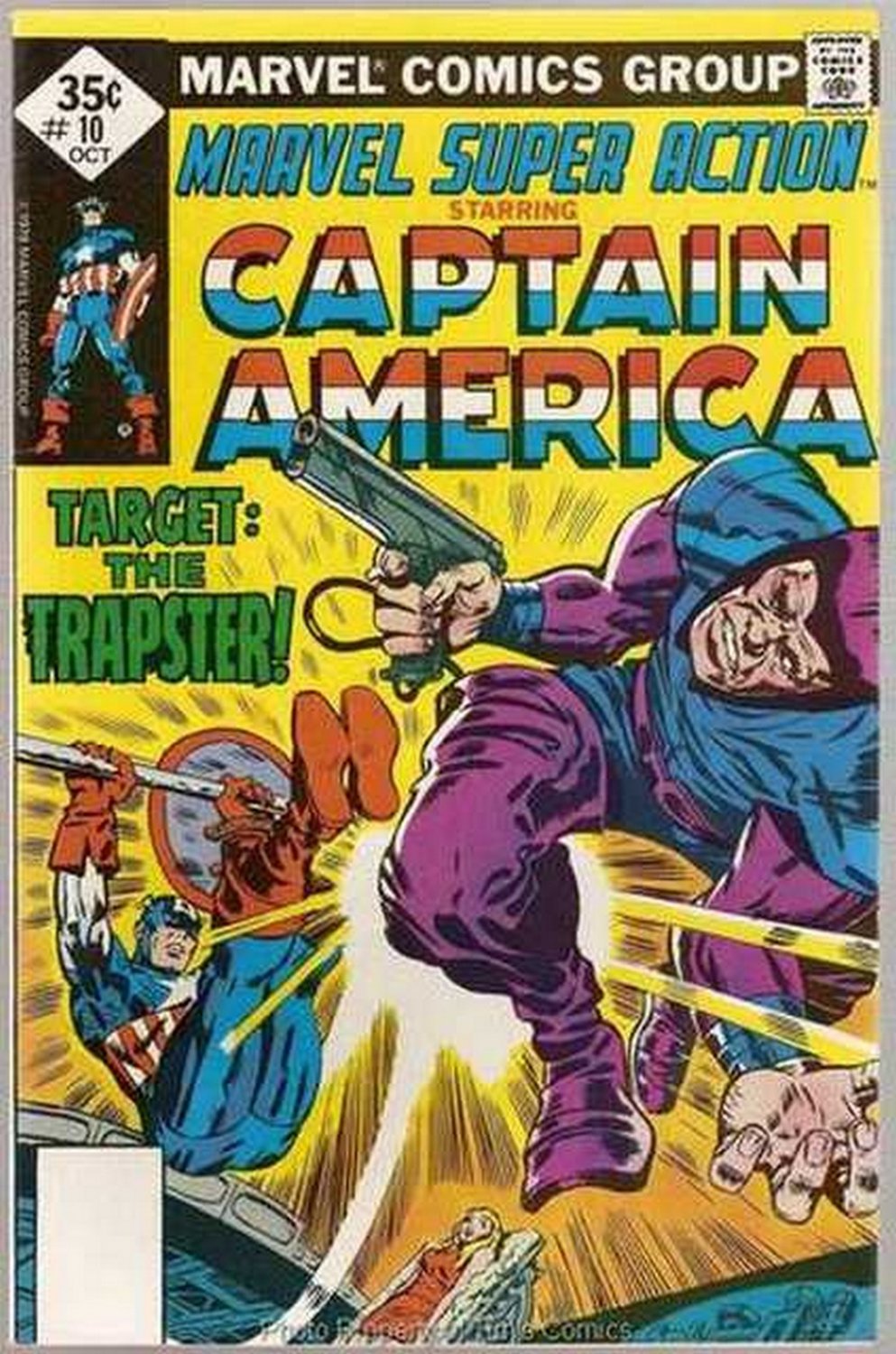 Marvel Super Action (1977 series) #10 Captain America Marvel Comics Oct ...