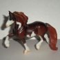 Breyer Stablemates Liver Chestnut Pinto Plastic Toy Horse Loose Used