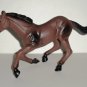 New Ray Toys Brown Black Running Horse Plastic Animal Figure Loose Used