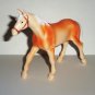 New Ray Toys Orange Peach Standing Horse Plastic Animal Figure Loose Used