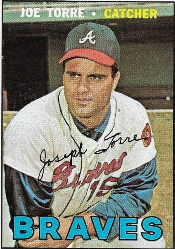 1967 Topps Baseball Card #350 Joe Torre Atlanta Braves EX