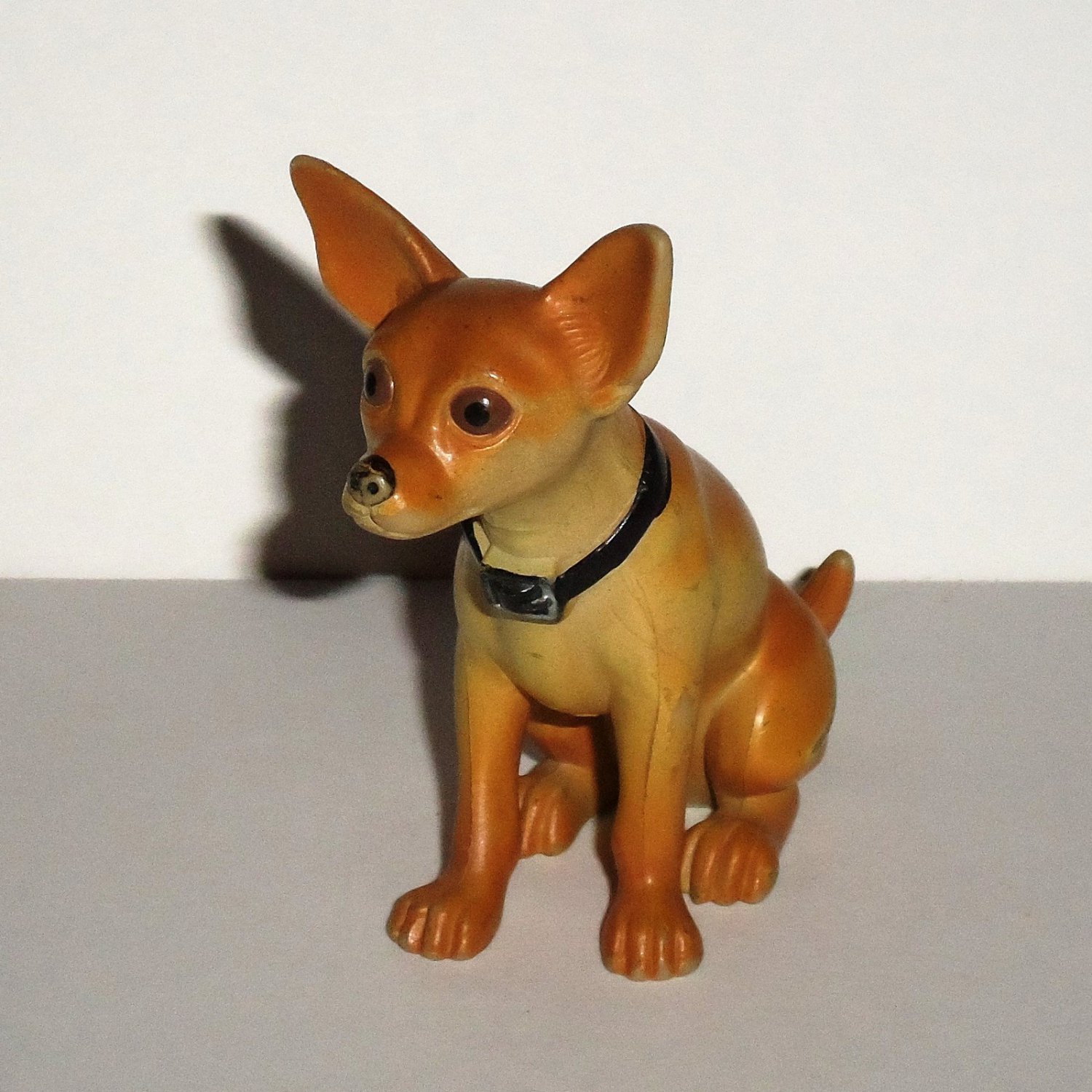 Chinese Chihuahua Dog Statue Figurine Vtg Electric Toy Doll BD543