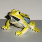 Toy Major Frog Yellow Green Plastic Toy Animal Figure Loose Used