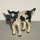 Safari Ltd. Holstein Cow Calf Plastic Toy Animal Figure Loose Used