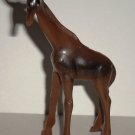 Bergen Toy & Novelty Co. Brown Black Giraffe Plastic Animal Figure Loose Used