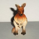 2" Kangaroo PVC Plastic Toy Animal Figure Loose Used