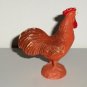 New Ray 2" Rooster Chicken Plastic Toy Animal Figure Loose Used