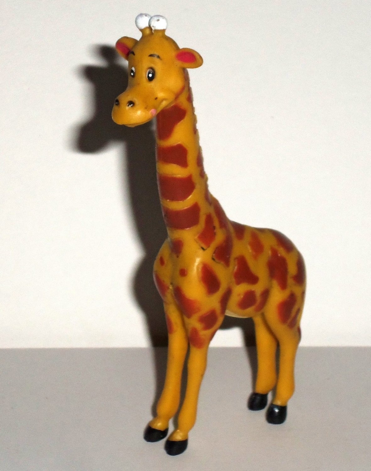 Boley 2001 Giraffe PVC Plastic Toy Animal Figure Loose Used