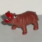 RAE 1972 Hippo Plastic Toy Animal Figure Hippopotamus Loose Used
