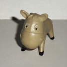 S.H. Cartoon Donkey Plastic Toy Animal Figure Hippopotamus Loose Used