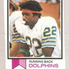 1973 Topps Football Card #48 Mercury Morris Miami Dolphins PR