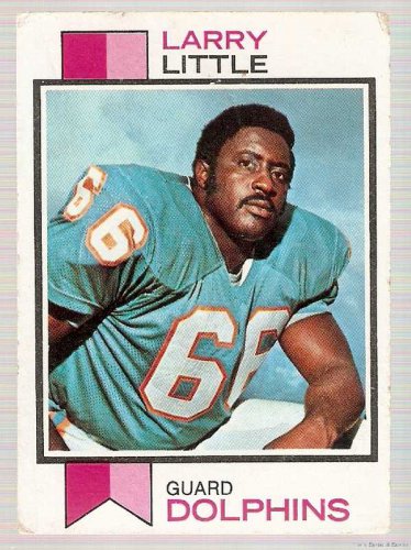1973 Topps Football Card #440 Larry Little Miami Dolphins FR
