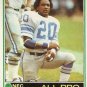 1981 Topps Football Card #100 Billy Sims RC Detroit Lions EX-MT