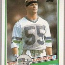 1988 Topps Football Card #144 Brian Bosworth RC Seattle Seahawks NM A
