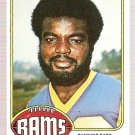 1976 Topps Football Card #155 Lawrence McCutcheon Los Angeles Rams NM