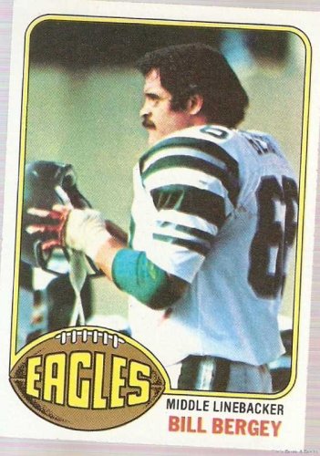 1976 Topps Football Card #165 Bill Bergey Philadelphia Eagles NM