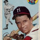 1954 Topps Baseball Card #79 Andy Pafko Milwaukee Braves GD
