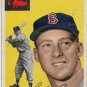 1954 Topps Baseball Card #80 Jackie Jensen Boston Red Sox GD