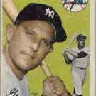 1954 Topps Baseball Card #101 Gene Woodling New York Yankees FR