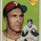 1954 Topps Baseball Card #104 Mike Sandlock Philadelphia Phillies FR