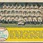 1958 Topps Baseball Card #174 Kansas City Athletics Checklist PR