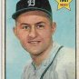 1961 Topps Baseball Card #459 Terry Fox RC Detroit Tigers GD