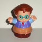 Fisher-Price Little People John the Dad Figure from 72766 Home Sweet Home Set Mattel 1997 Loose Used
