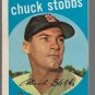 1959 Topps Baseball Card #26 Chuck Stobbs St. Louis Cardinals GD