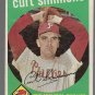 1959 Topps Baseball Card #382 Curt Simmons Philadelphia Phillies GD