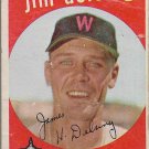 1959 Topps Baseball Card #386 Jim Delsing Washington Senators GD