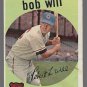1959 Topps Baseball Card #388 Bob Will RC Chicago Cubs GD A