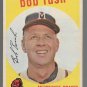 1959 Topps Baseball Card #396 Bob Rush Milwaukee Braves GD