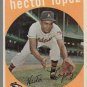 1959 Topps Baseball Card #402 Hector Lopez Kansas City Athletics GD B