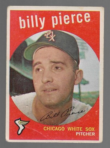 1959 Topps Baseball Card #410 Billy Pierce Chicago White Sox GD B