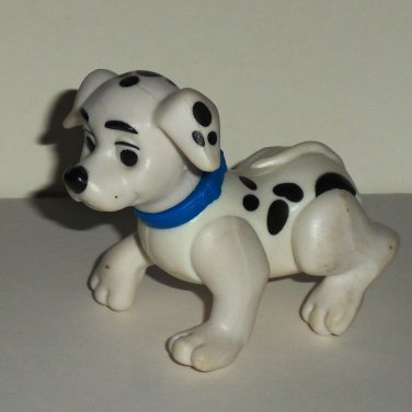 McDonald's 1996 Disney's 101 Dalmatians Dog with Blue Collar Happy Meal Toy Loose