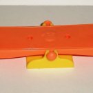 Littlest Pet Shop Orange and Yellow Teeter Totter Accessory Seesaw Hasbro Loose Used