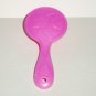 Barbie Light Pink Doll Hair Brush with Silhouette and Logo Mattel Loose Used