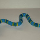 Melissa & Doug Sunny Patch Blue Striped Plastic Toy Snake Figure Loose Used