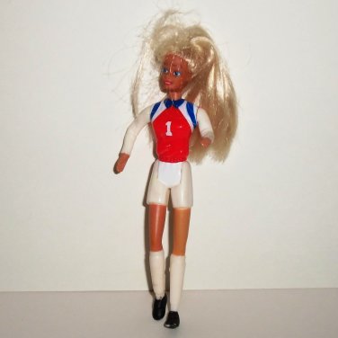 McDonald's 1999 Soccer Barbie Doll Happy Meal Toy Loose Used