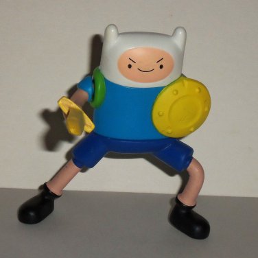 McDonald's 2014 Adventure Time Sword Swinging Finn Happy Meal Toy Loose Used