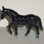 2.75" Black Horse Plastic Animal Figure Loose Used