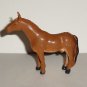 2" Brown & Black Horse PVC Plastic Animal Figure Loose Used