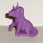 2" Purple Unicorn Plastic Animal Figure Loose Used