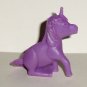 2" Purple Unicorn Plastic Animal Figure Loose Used