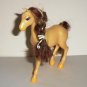 Disney Princess Yellow Horse  Pony Figure Loose Used
