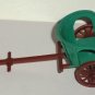 Marx Toys Green and Brown Chariot Plastic Figure Loose Used