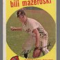 1959 Topps Baseball Card #415 Bill Mazeroski Pittsburgh Pirates GD