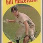 1959 Topps Baseball Card #415 Bill Mazeroski Pittsburgh Pirates FR